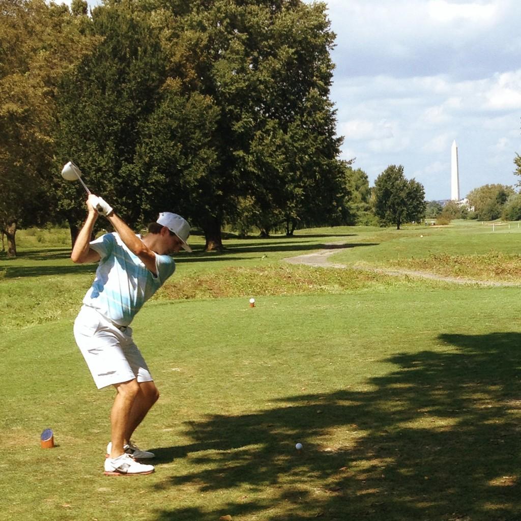 Yankovich at the East Potomac Blue course