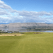 The short par-4 second hole on Gamble Sand's original course tumbles down toward the Columbia River.